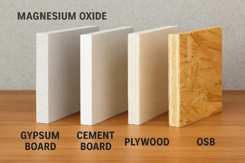 Magnesium Oxide Sheathing Board vs. Other Materials