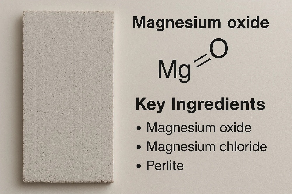 Composition of Magnesium Oxide Sheathing Board